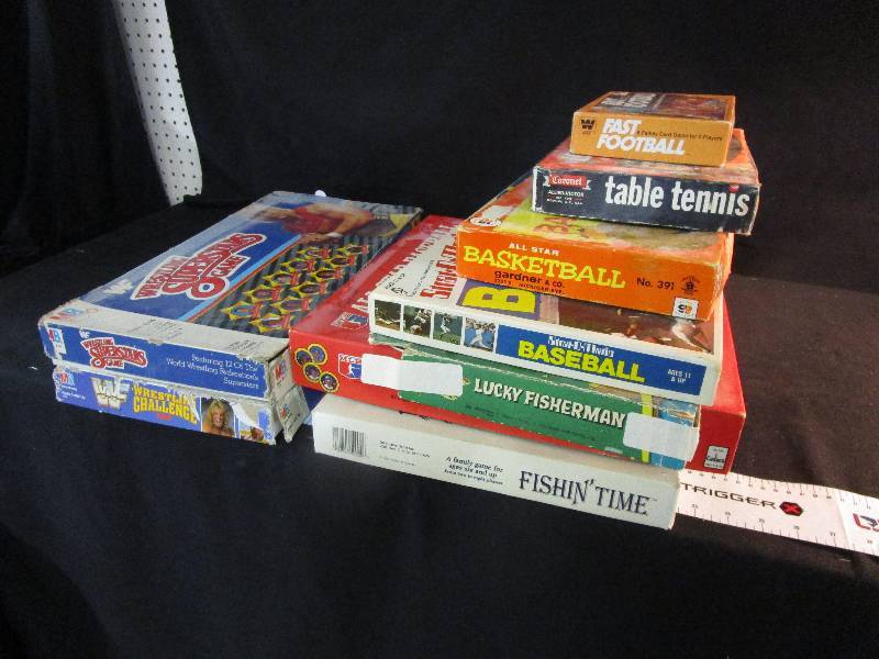lot 66 image: 9 Sports games