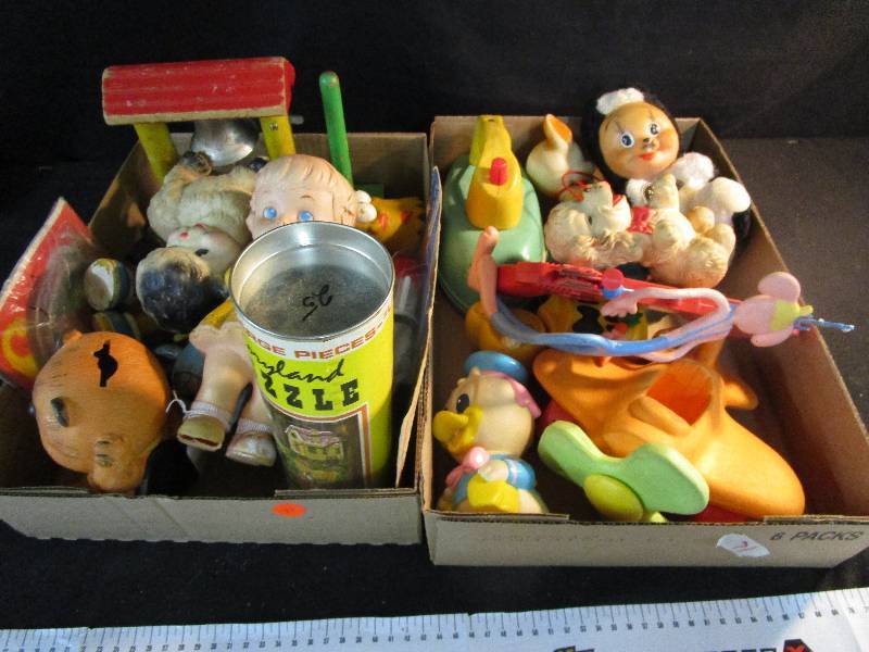 lot 71 image: 2 Boxes of misc Toys