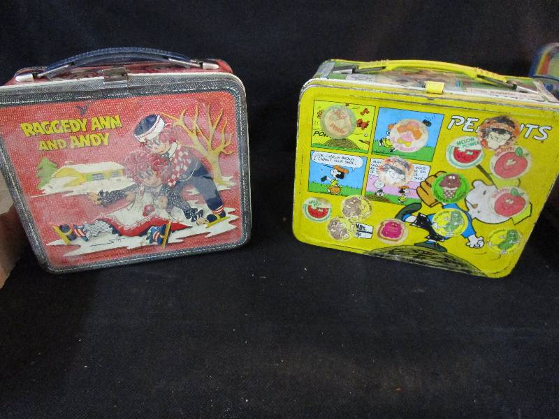 lot 110 image: 2 metal Lunch Boxes