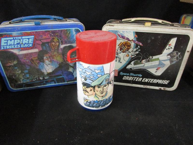 lot 111 image: 2 metal Lunch Boxes