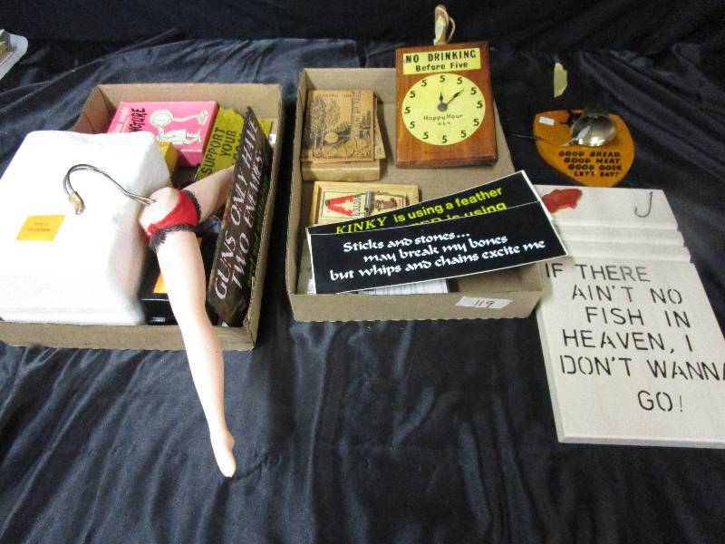 lot 119 image: Gag type toys for the Adults