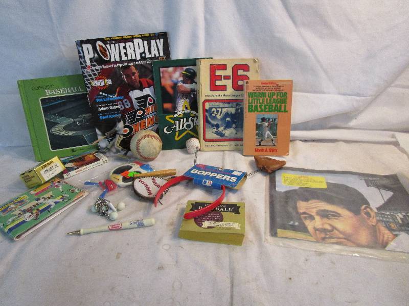 lot 139 image: Baseball Books and collectibles