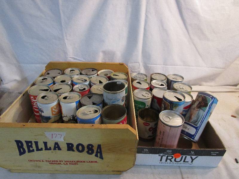 lot 177 image: Old Various Cans
