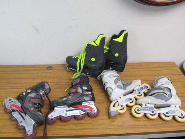 lot 63 image: 3 Pairs of Rollerblades 