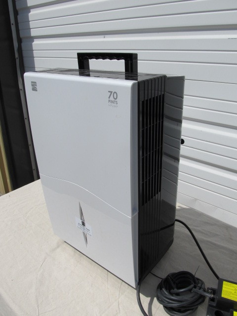lot 77 image: LIKE NEW Kenmore 70 Pint Dehumidifier wPump