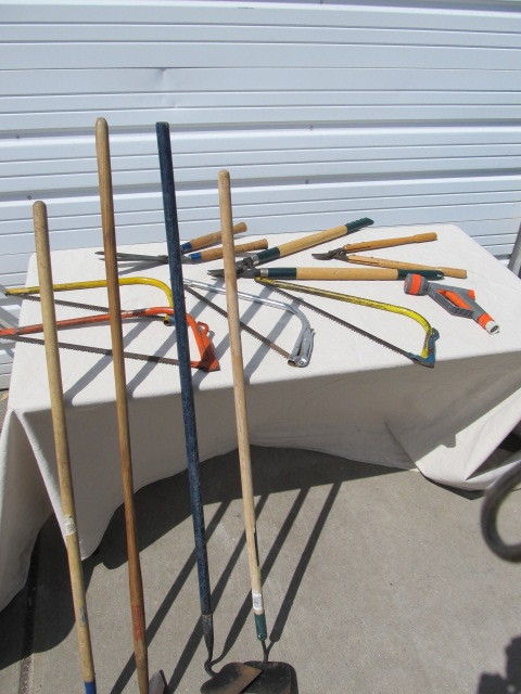 lot 82 image: Lot of Outdoor Lawn Garden & Trimming Tools