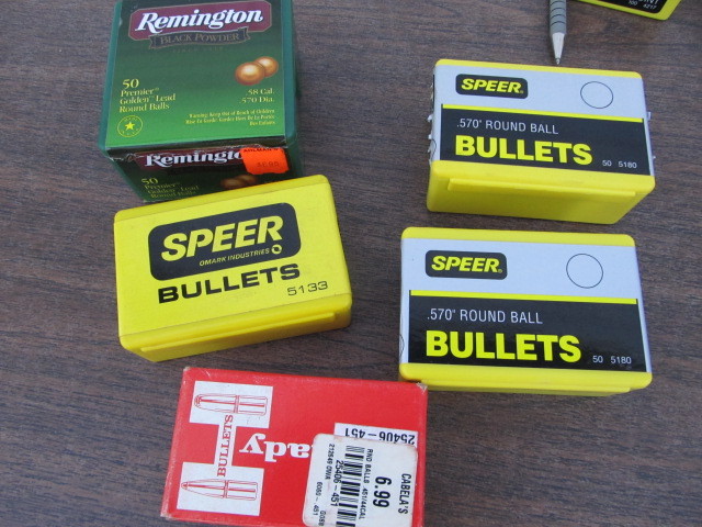 lot 108 image: Lot of Assorted Round Ball Bullets