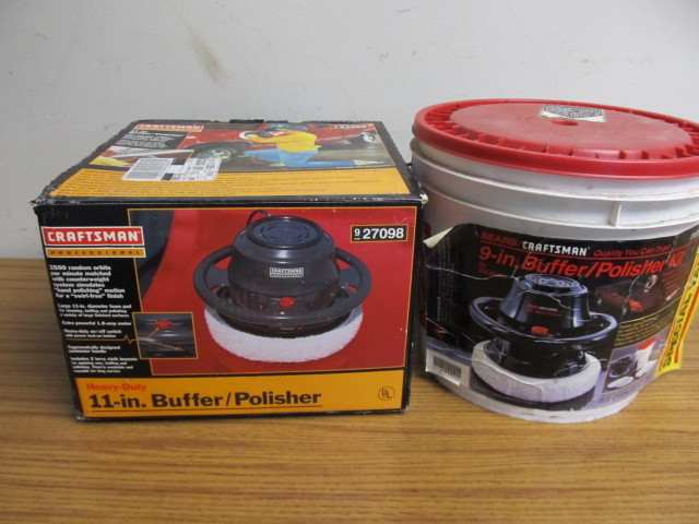 lot 113 image: 2 Working CRAFTSMAN BufferPolishers