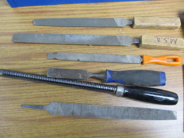 lot 134 image: Lot of Assorted Hand Tools Files etc