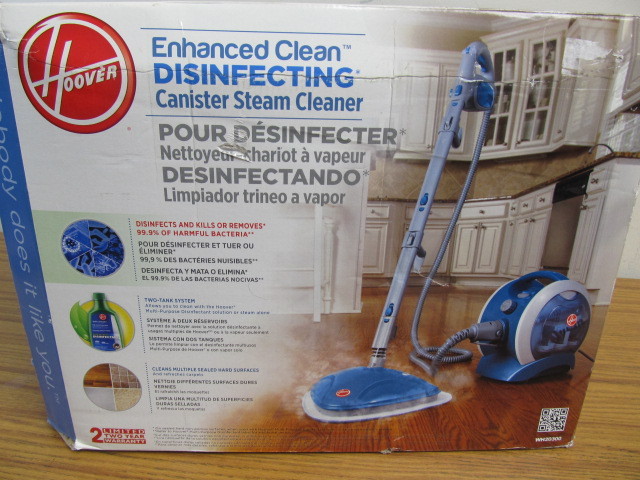 lot 136 image: HOOVER Steam Cleaner Brand New Enhanced Clean