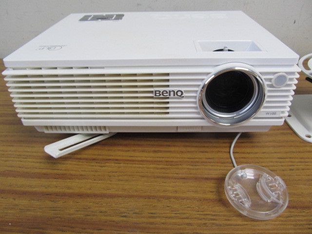 lot 138 image: BenQ Home Theater Projector Model W100 w Remote, Mount & Projector Lamp Module