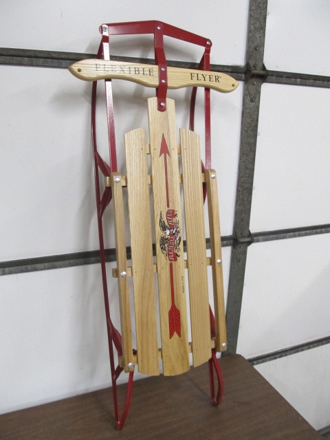 lot 120 image: LIKE NEW Flexible Flyer Sled 