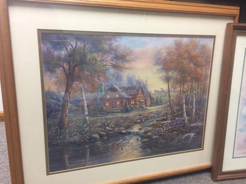 lot 154 image: Lot of 4 Framed Prints