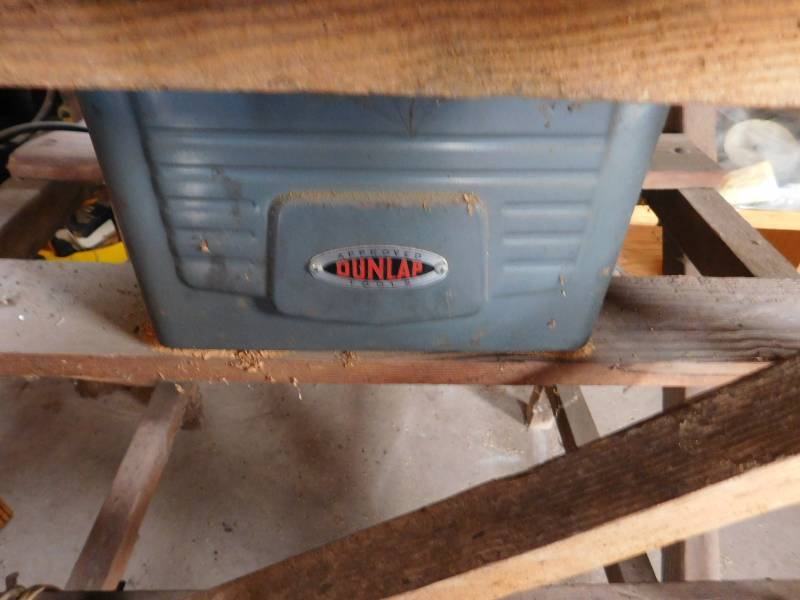 lot 19 image: Dunlap Tool with Custom Made Bench