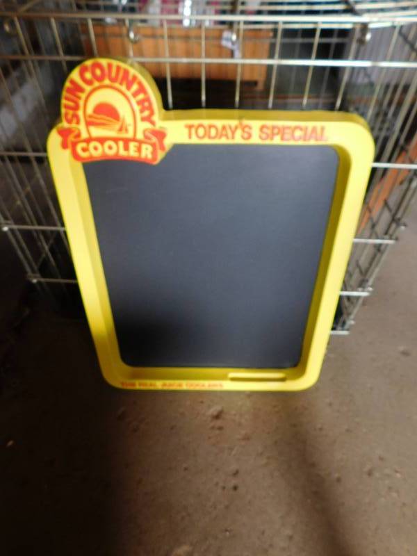lot 39 image: Sun Country Cooler Chalk Board