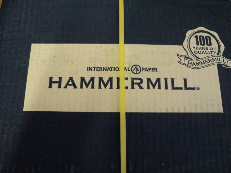 hammermill 2500 sheets of 8.5x11 pa...