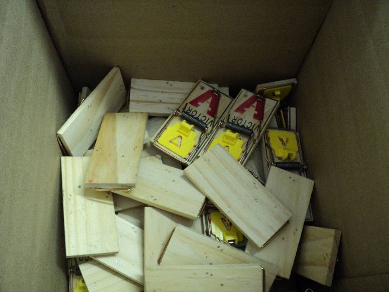 68 victor mouse traps...