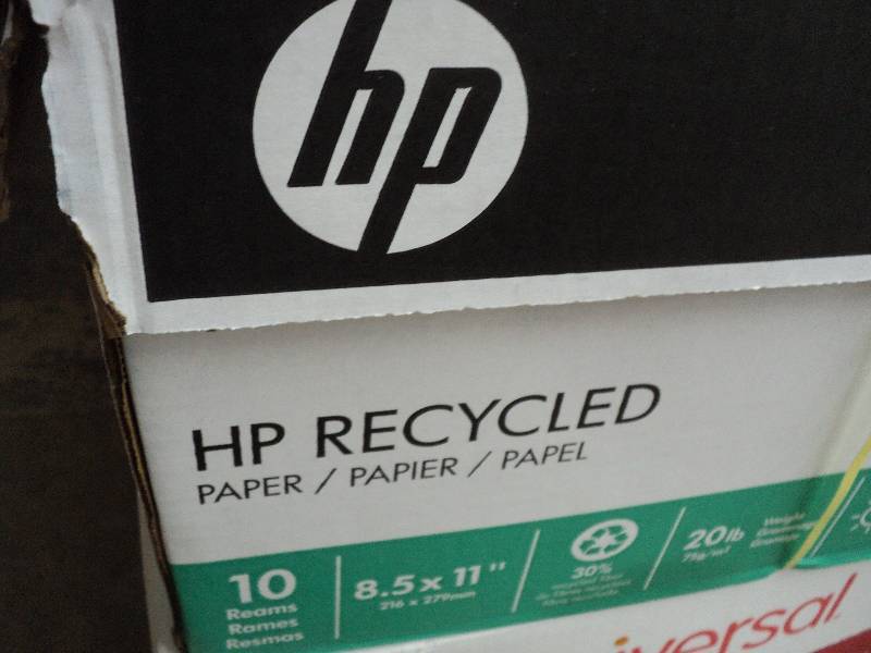 hp 8.5x11 paper, 5000 sheets...