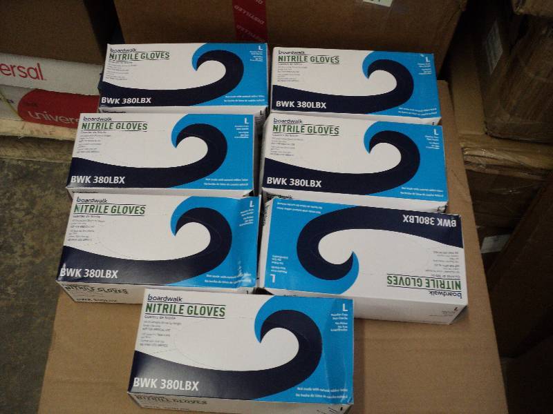 700 nitrite gloves, size large...