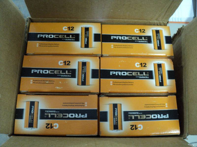72 procell size C batteries...