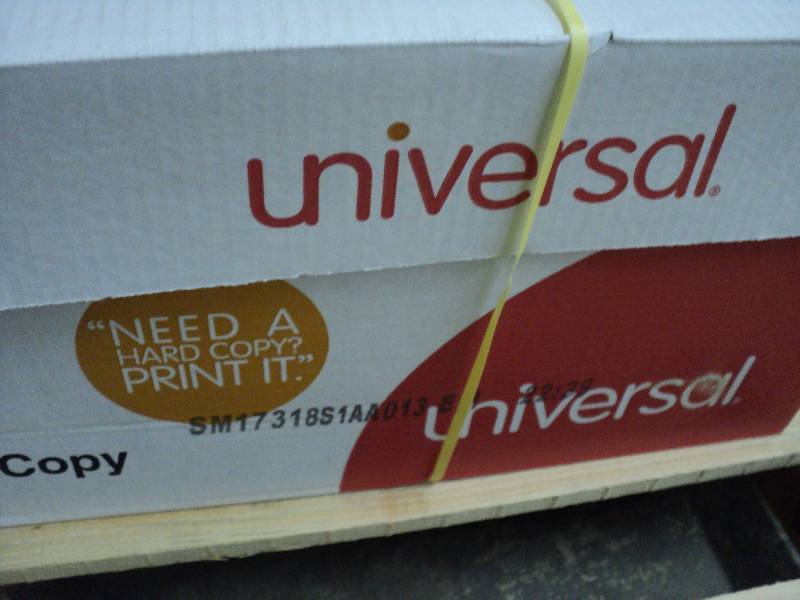 universal 5000 sheets of 8.5x11 pap...