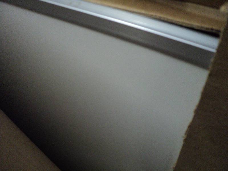 3x4 white board in aluminum frame...