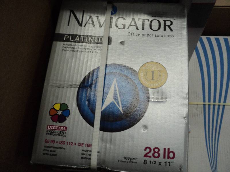 navigator platinum 8.5x11 paper, 25...