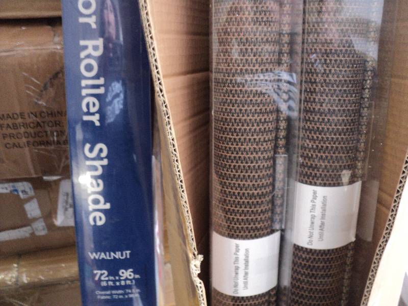 3 solar shades, 72in wide...