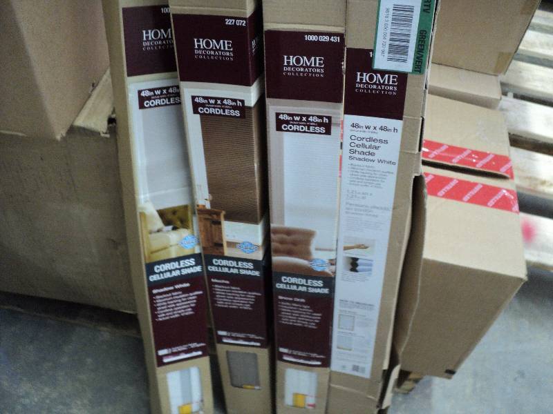 4 48x48in blinds...