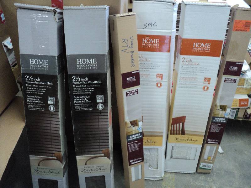 6 36in wide blinds...
