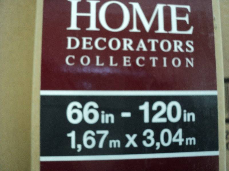 66-120in drapery rod...