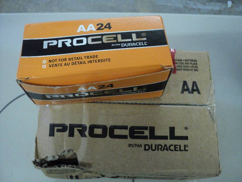 96 AA batteries...