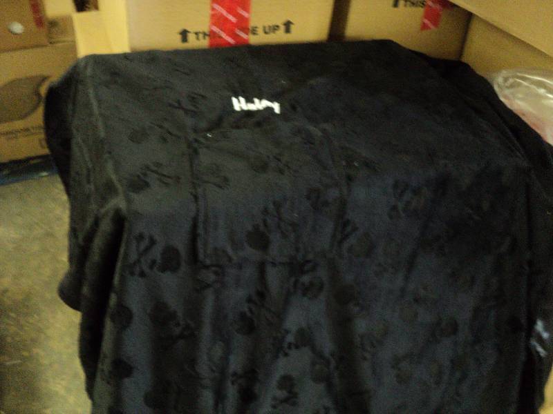 black throw, Haley...