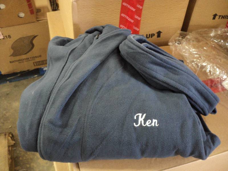 navy blue robe, one size fits all, ...