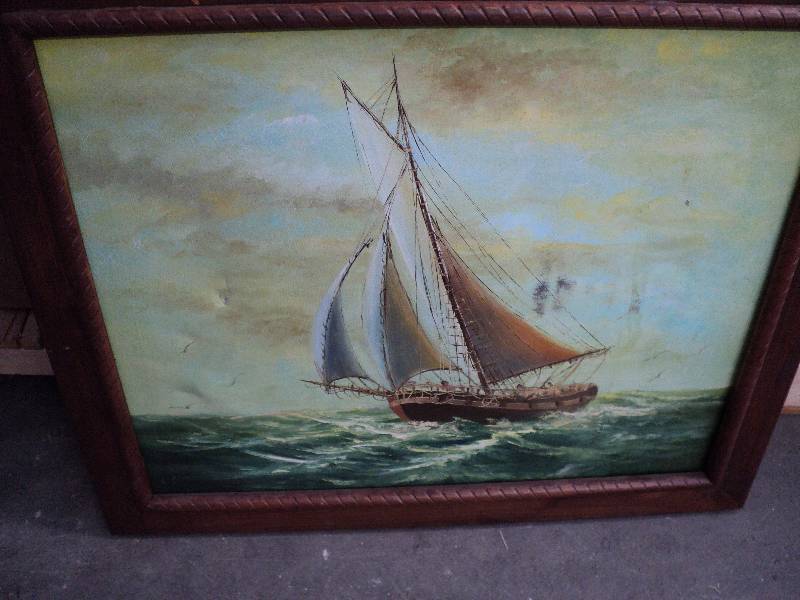 ship picture, 28x23...
