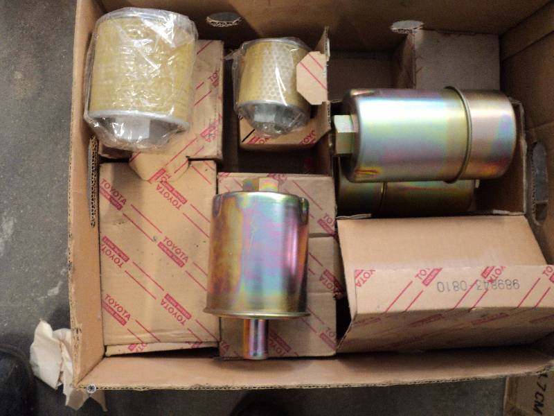 Toyota filters and pumps...