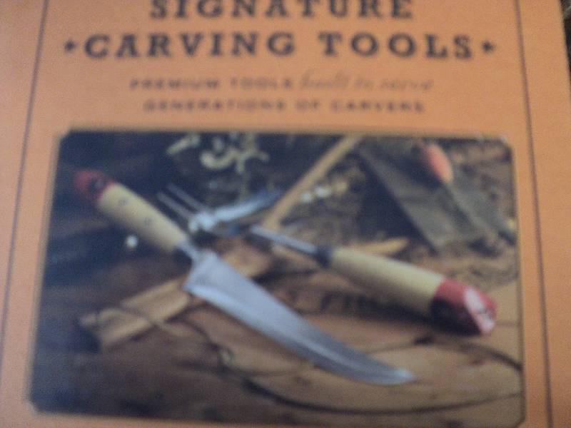 signature carving tools...