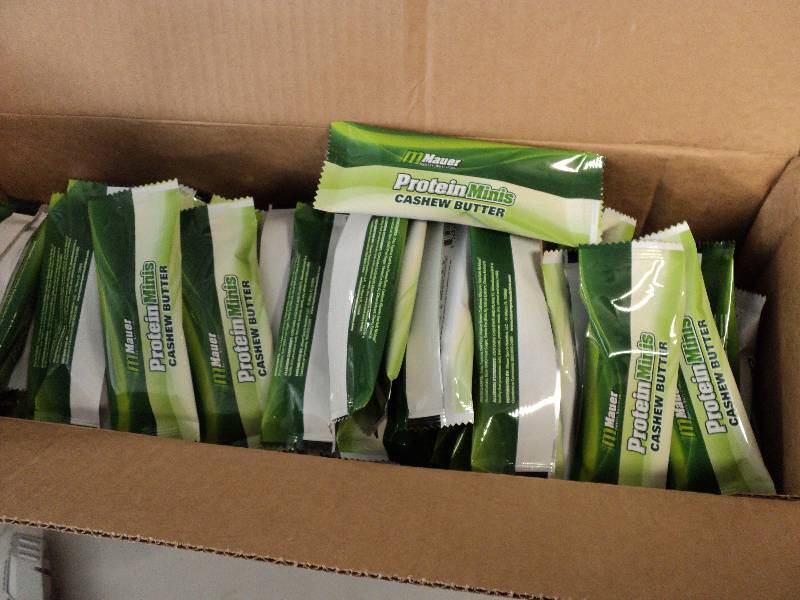 box of 146 mauer protein minis cash...