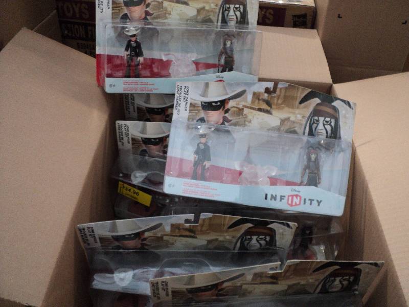 8 infinity lone ranger play sets...