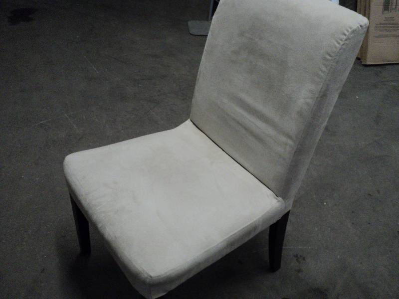 fabric covered chair...