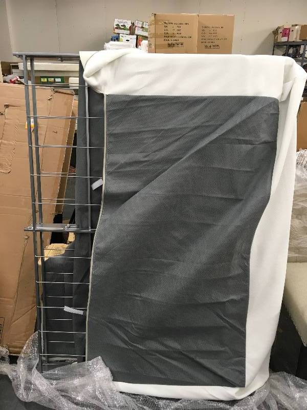 BLACKSTONE BIFOLD QUEEN SIZE BED BASE, RETAIL $139.99