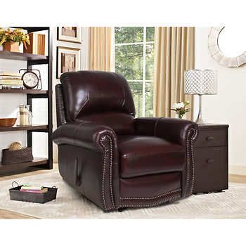 CANDICE LEATHER RECLINER  RETAIL $799.99
