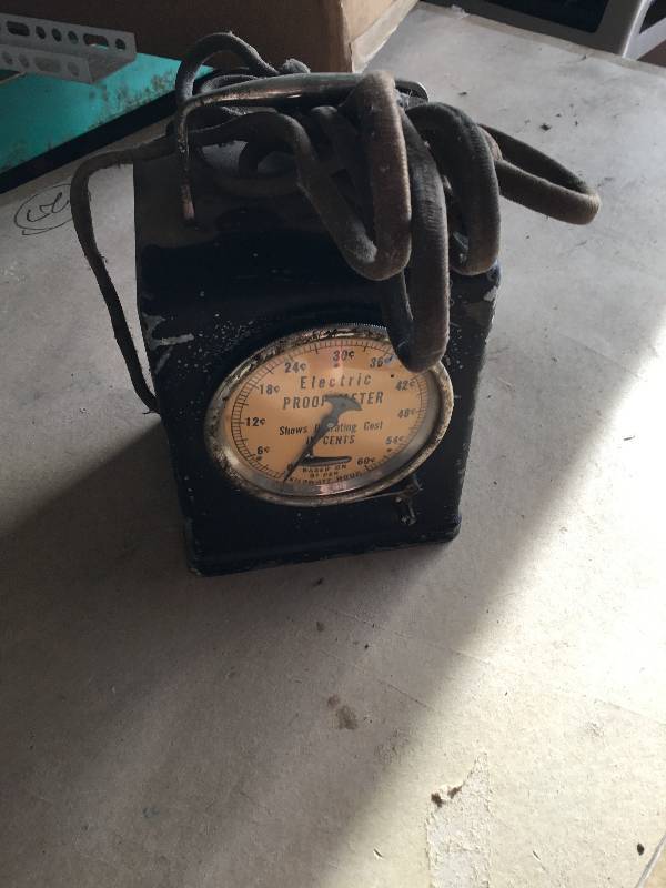 Antique Electric Proof Meter - Untested