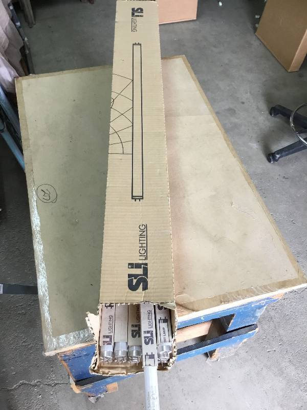 12 4 Feet long, Light Bulbs - SLI Lighting - Lux Line F32T8 - 4100K
