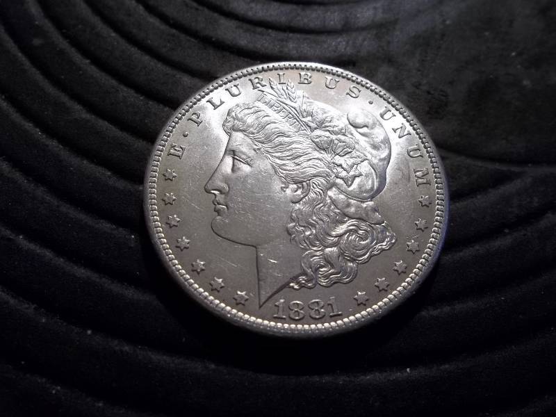 1881 S Morgan Silver Dollar
