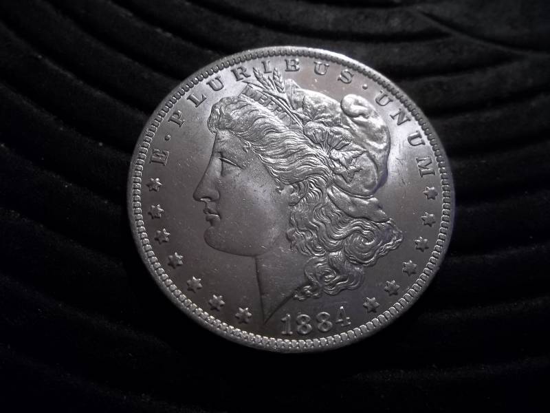 1884 O Morgan Silver Dollar