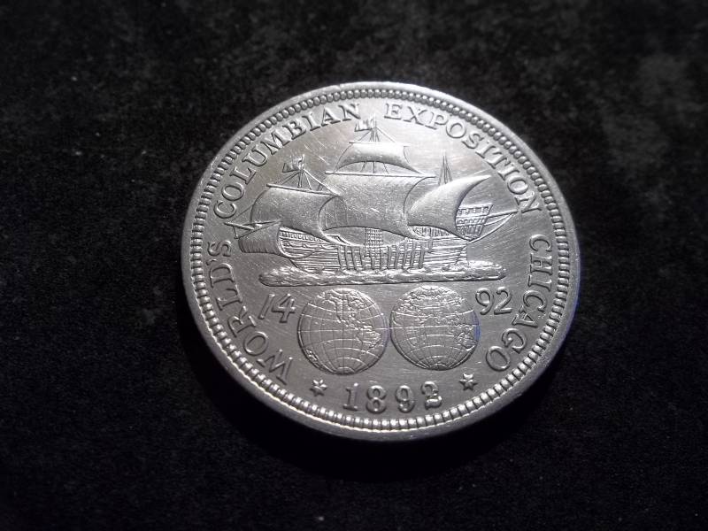 1892 Columbian Exposition Silver Half Dollar Comemmorative