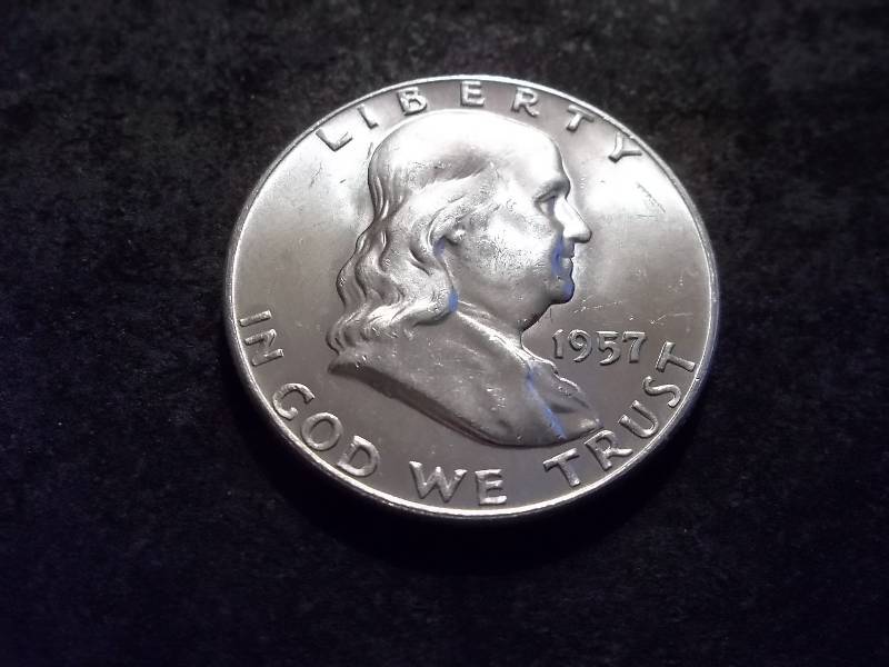 1957  Franklin Half Dollar