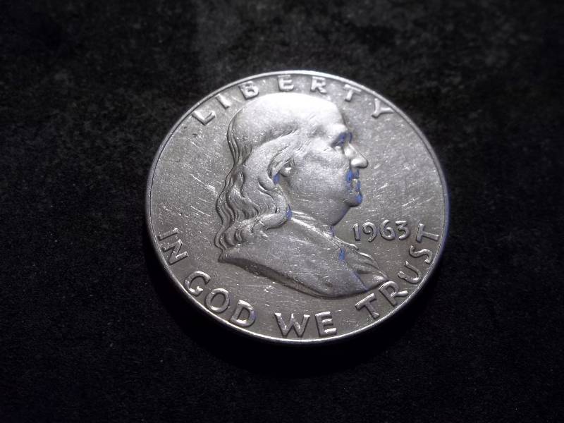 1963 D  Franklin Half Dollar