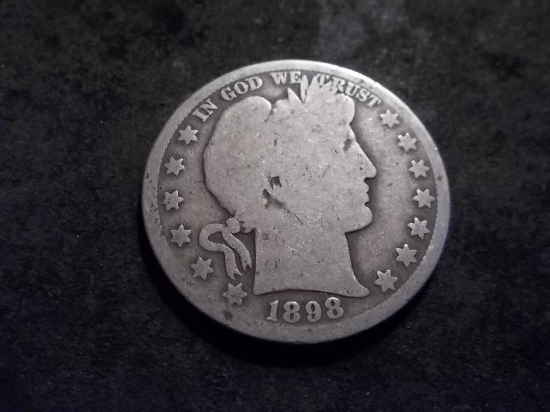 1898 O Barber Half Dollar